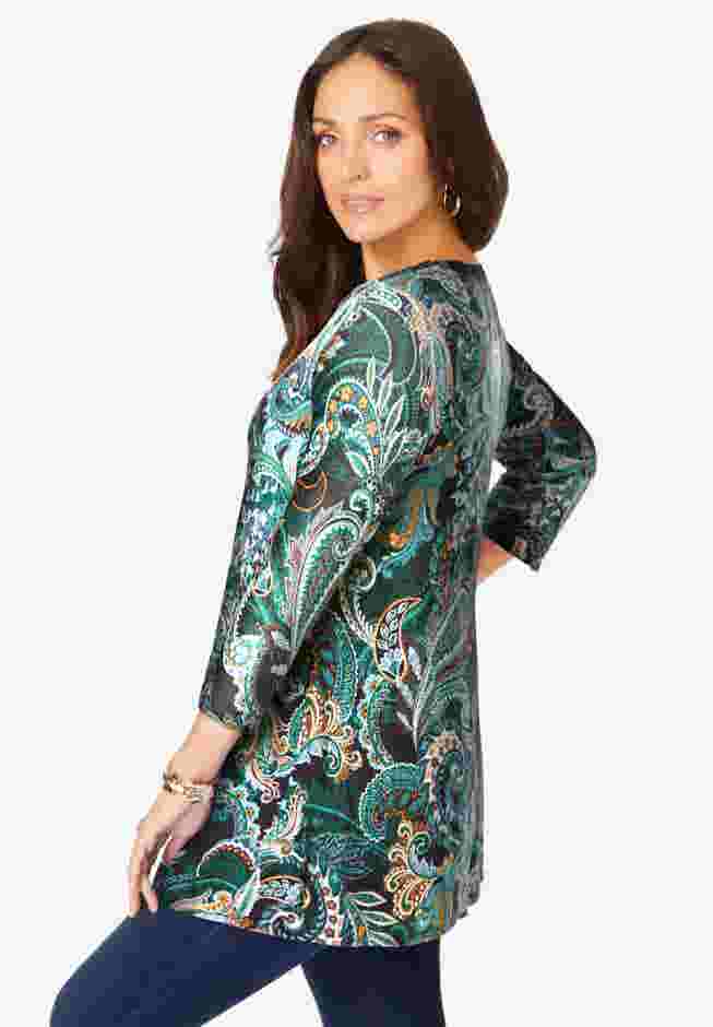 Stretch Knit Swing Tunic image number 2