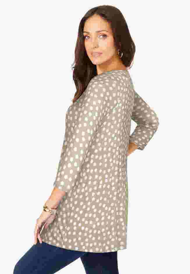Stretch Knit Swing Tunic image number 1