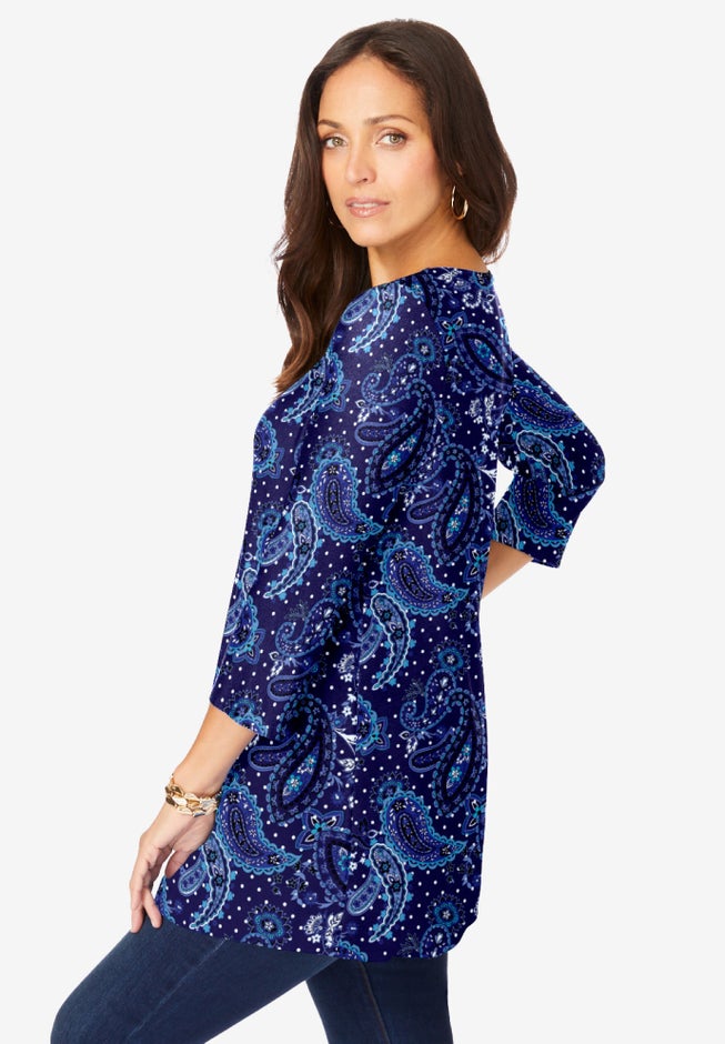 Stretch Knit Swing Tunic image number 1