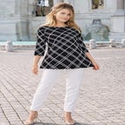 Stretch Knit Swing Tunic image number null