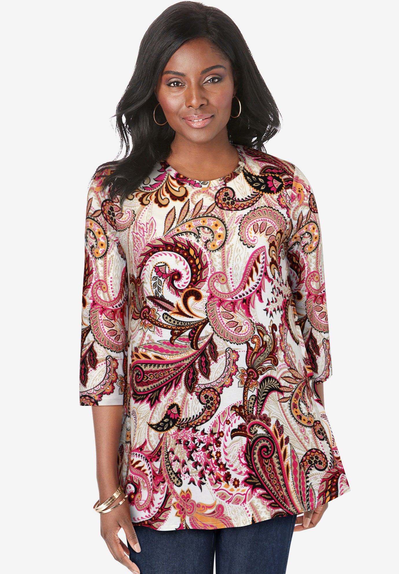 Stretch Knit Swing Tunic image number 0