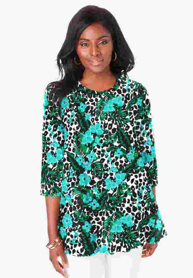 Stretch Knit Swing Tunic image number 0