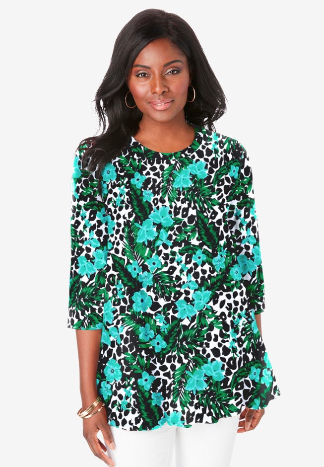 Stretch Knit Swing Tunic image number 0