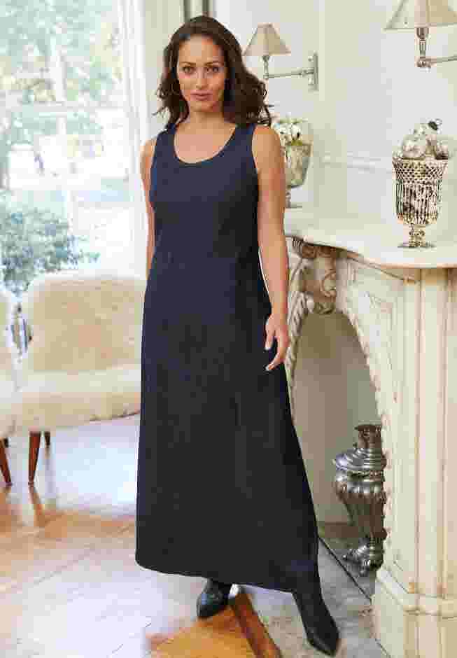 Denim Maxi Dress image number 0