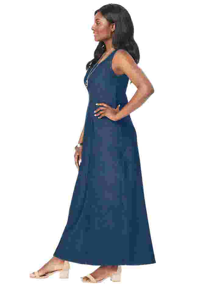 Denim Maxi Dress image number 2