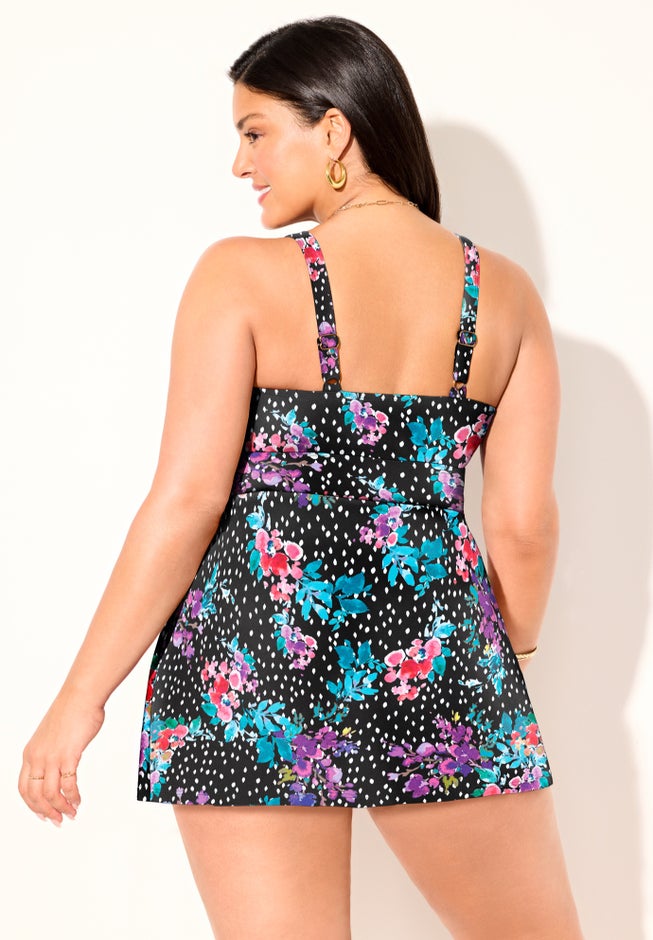 Loop Strap Two-Piece Swimdress image number 5