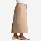 True Fit Stretch Denim Midi Skirt image number null