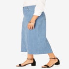 True Fit Stretch Denim Midi Skirt image number null