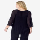 Pleated Keyhole Tunic image number null