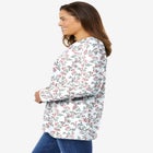 Perfect Printed Long-Sleeve Crewneck Tee image number 2
