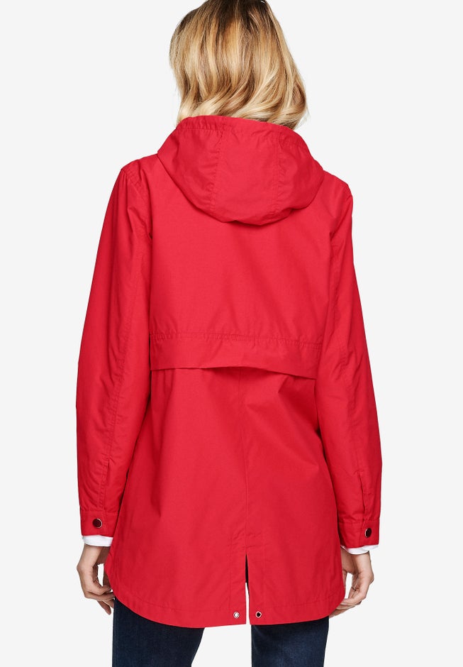 Snap-Front Hooded Raincoat image number 1
