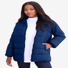 Plus Size Lightweight Quilted Jacket image number null