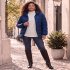 Plus Size Lightweight Quilted Jacket image number 0