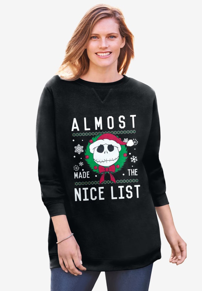 Disney Jack Skellington Fleece Sweatshirt image number null