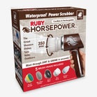 Ruby® Horsepower™ Waterproof Rechargeable Power Scrubber image number null