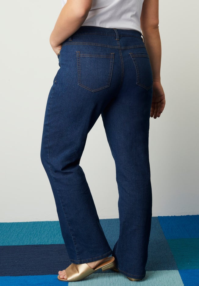 Curvie Fit Boyfriend Jeans image number 1