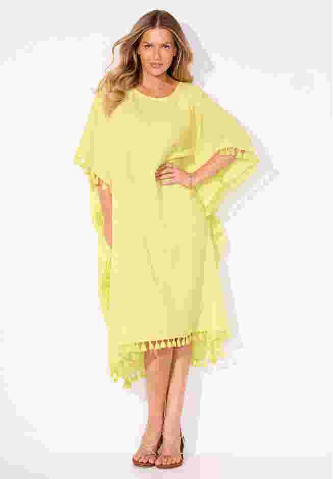 Everly Pom Pom Cover Up Tunic image number 3