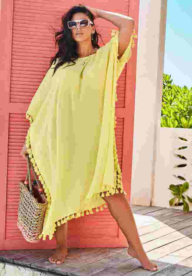 Everly Pom Pom Cover Up Tunic image number 0