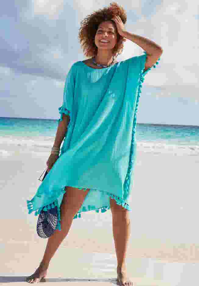 Everly Pom Pom Cover Up Tunic image number 0