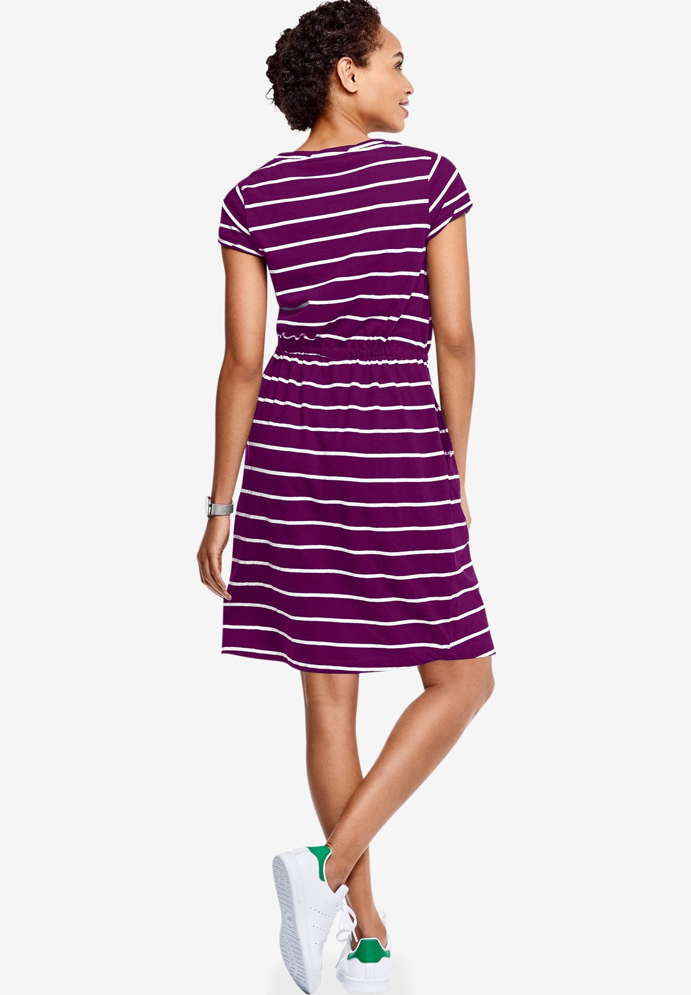 Knit Drawstring Dress image number 1