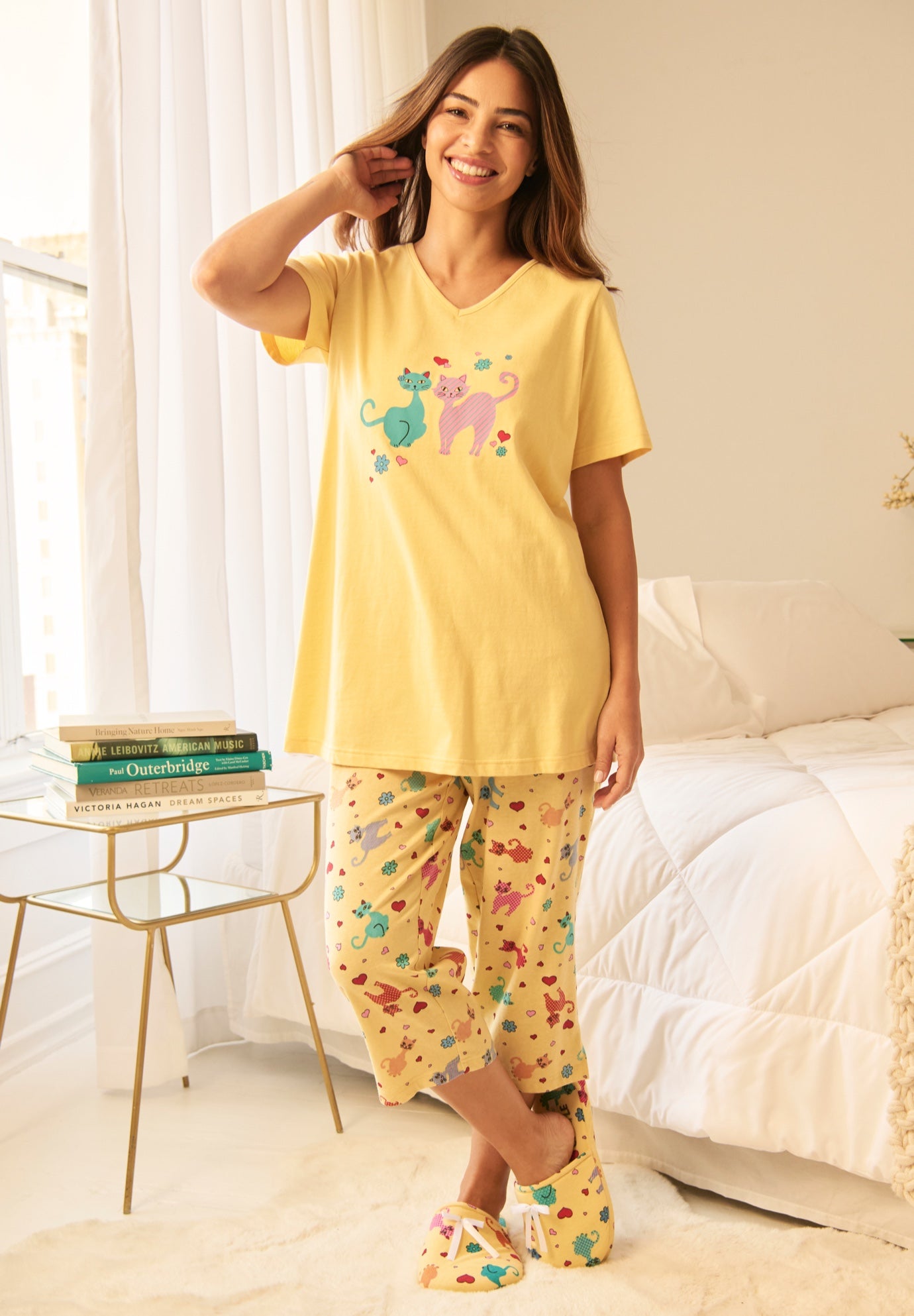 2-Piece Capri Cotton PJ Set image number 0