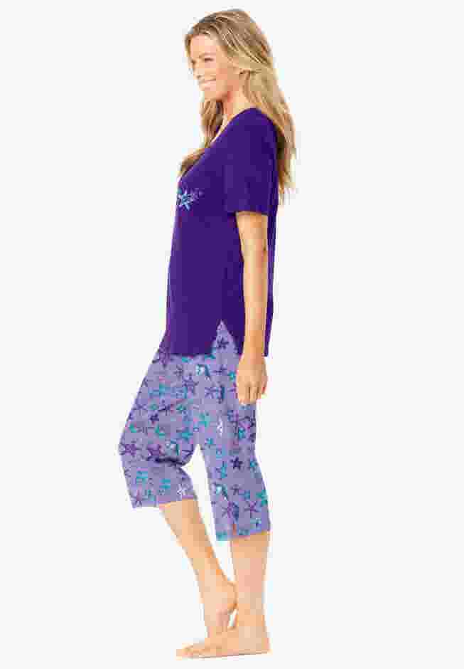 2-Piece Capri PJ Set image number 2