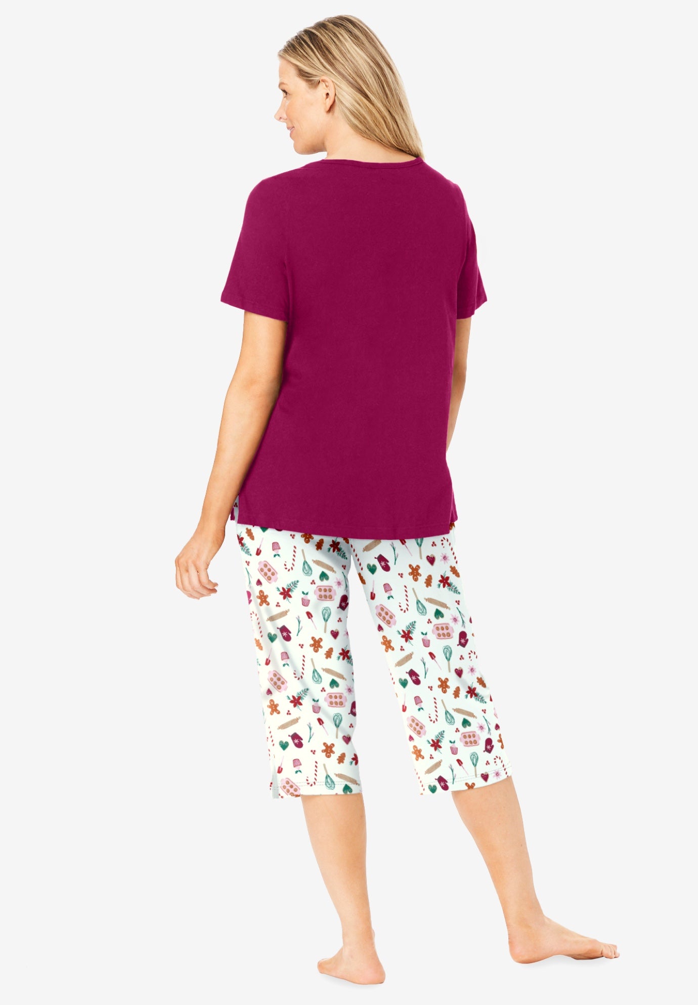 2-Piece Capri Cotton PJ Set image number 1