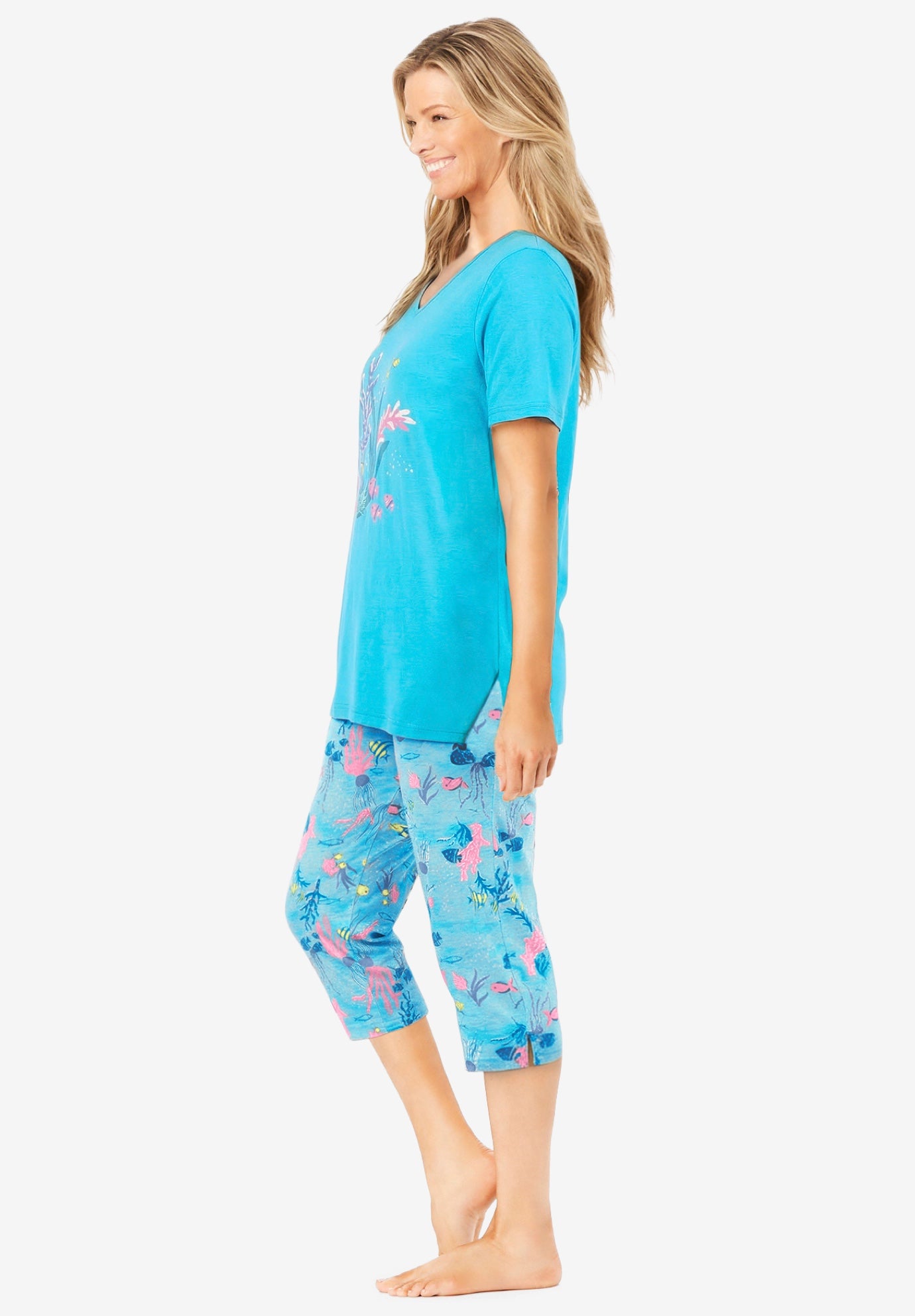 2-Piece Capri PJ Set image number 2