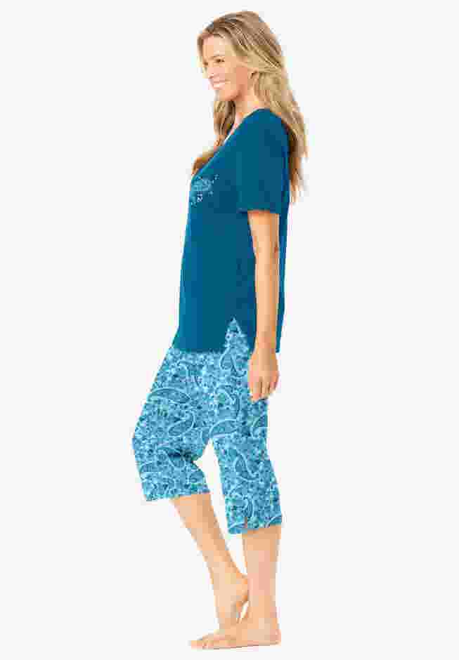 2-Piece Capri PJ Set image number 2