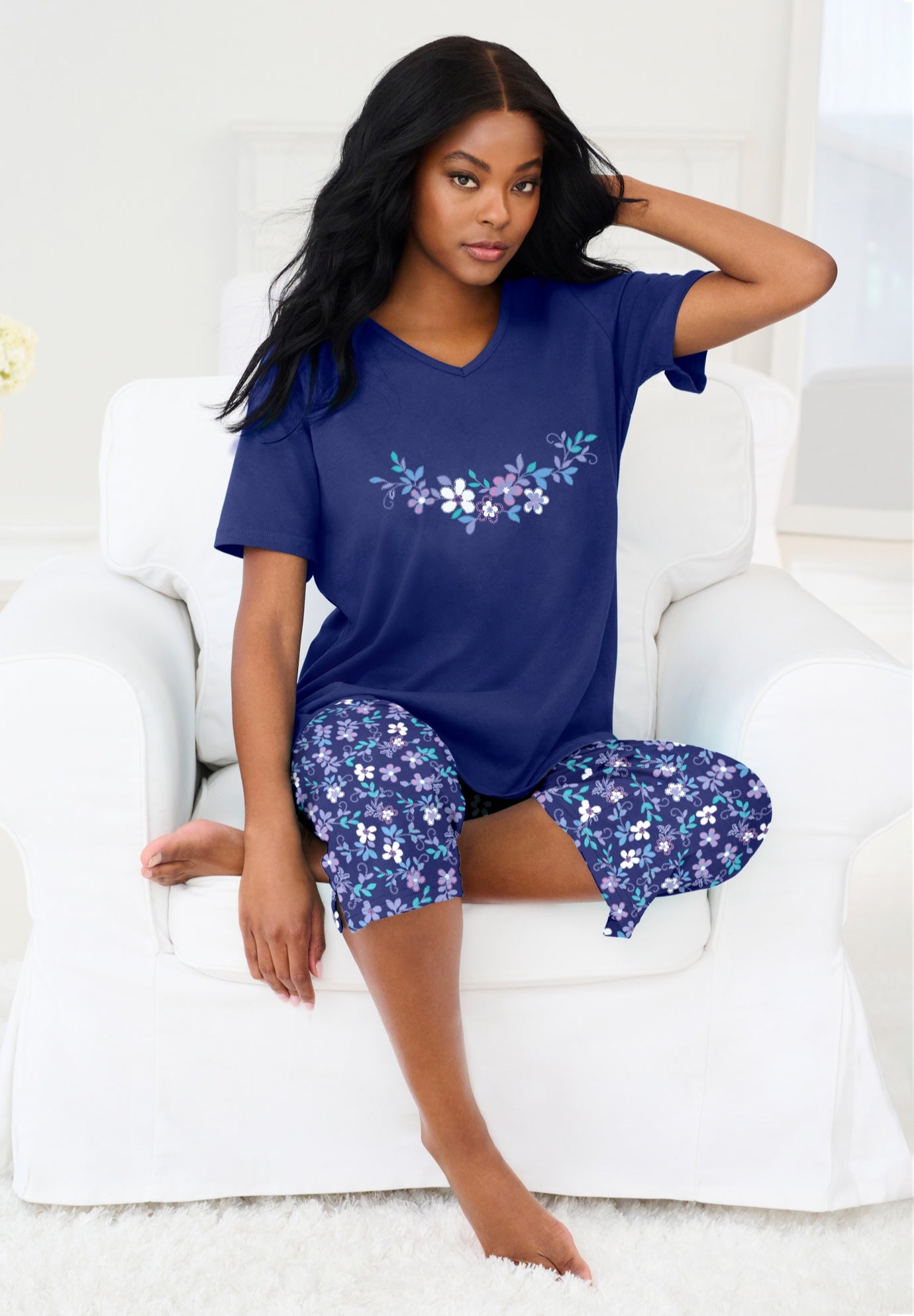 2-Piece Capri PJ Set image number 6