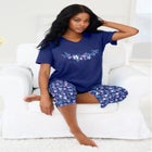 2-Piece Capri PJ Set image number null