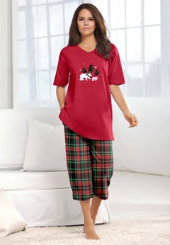 2-Piece Capri Cotton PJ Set