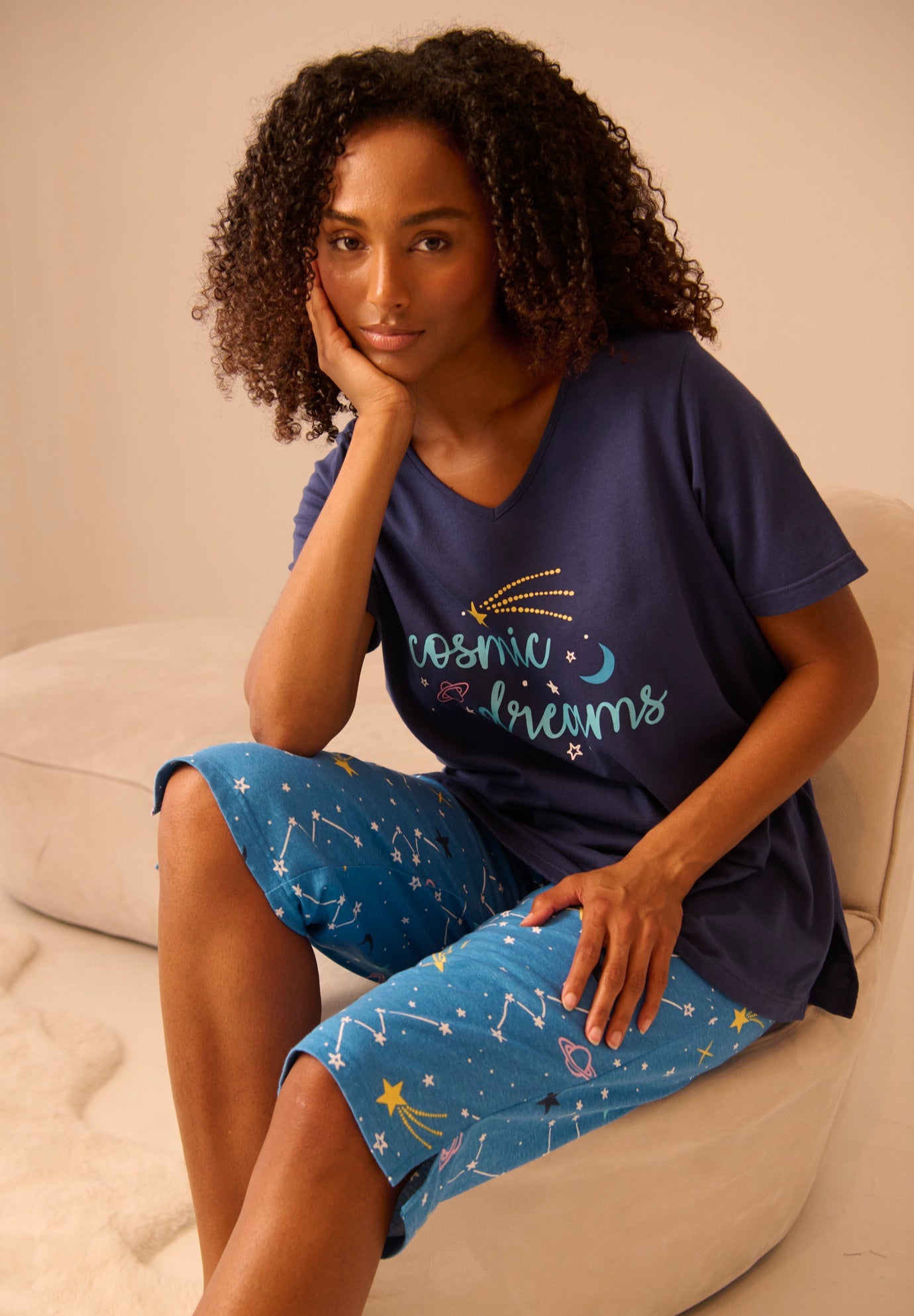 2-Piece Capri PJ Set image number 0