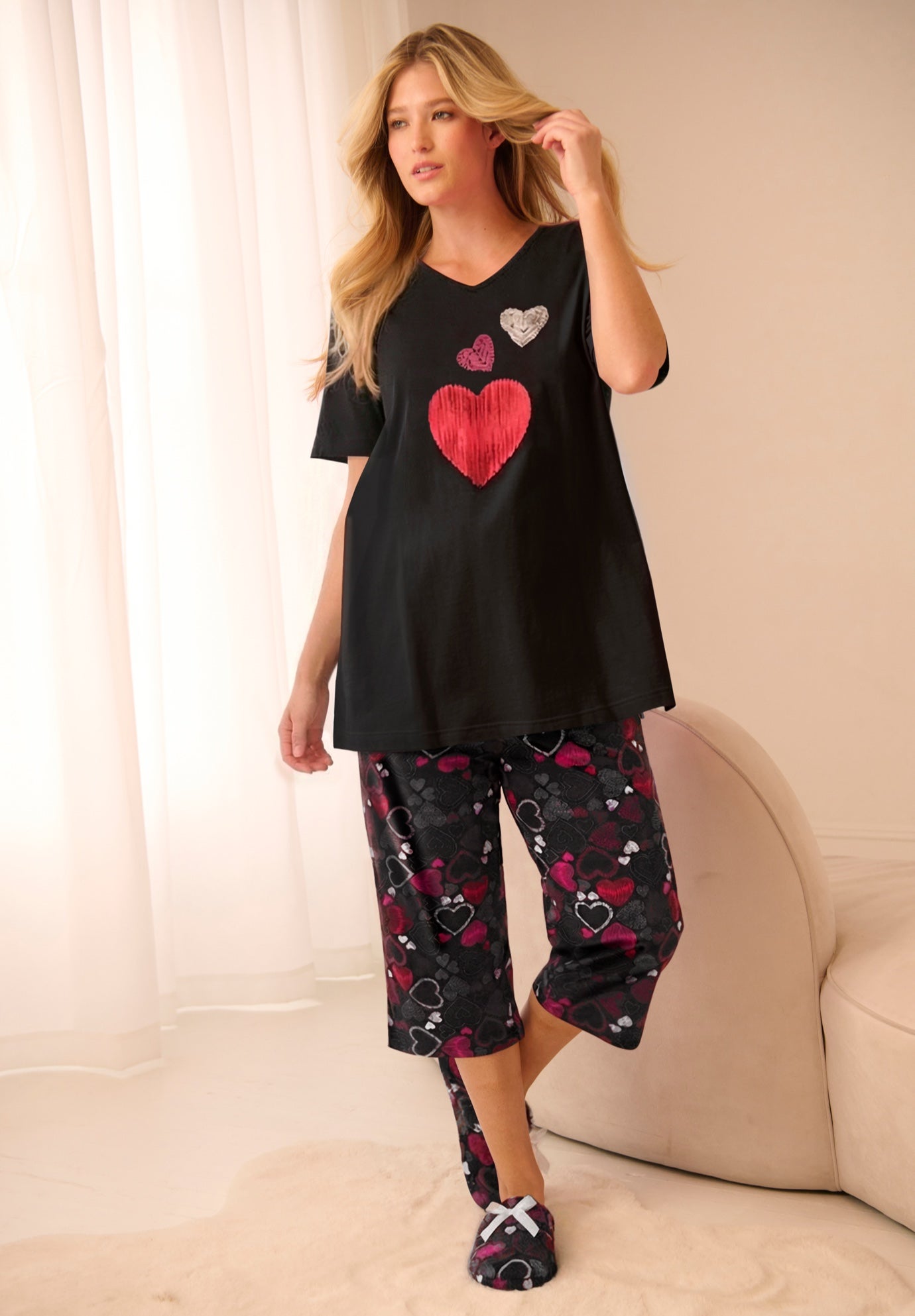 2-Piece Capri Cotton PJ Set image number 7