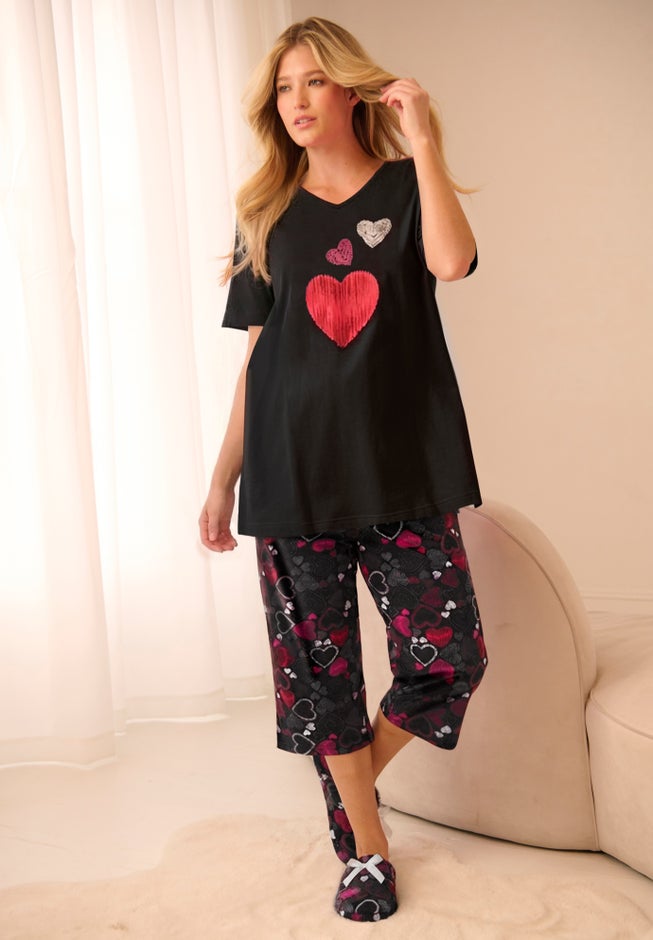 2-Piece Capri Cotton PJ Set image number 7
