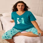 2-Piece Capri PJ Set image number null