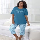 2-Piece Capri PJ Set image number null