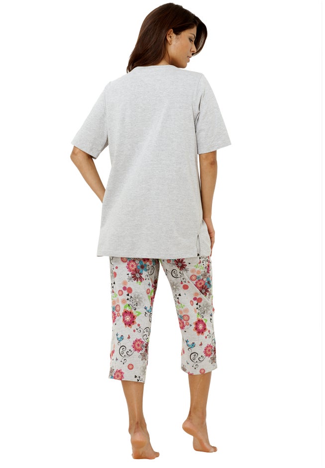 2-Piece Capri Cotton PJ Set image number 1