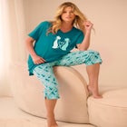 2-Piece Capri Cotton PJ Set image number null