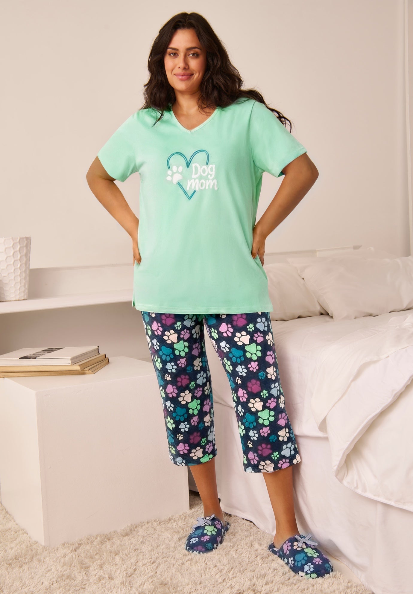 2-Piece Capri Cotton PJ Set image number 0