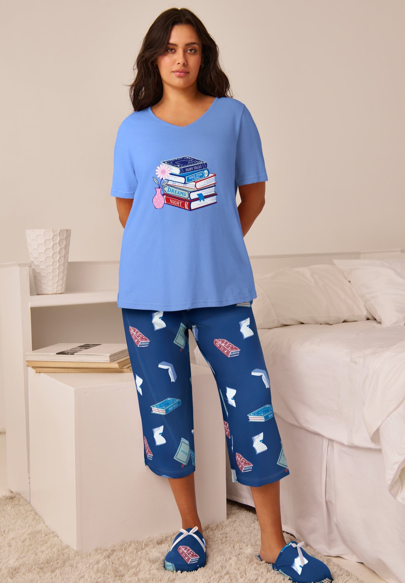 2-Piece Capri Cotton PJ Set image number 0