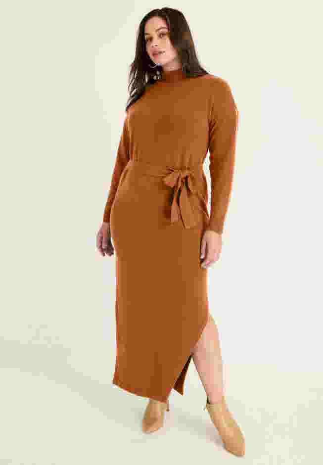 Turtleneck Sweater Dress image number 0