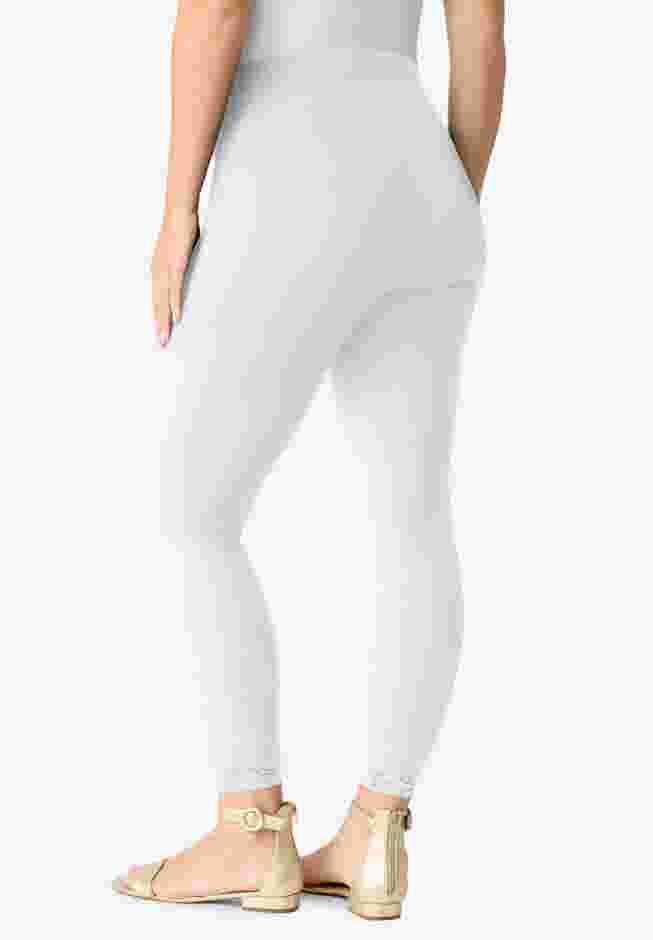 Lace Trim Essential Stretch Legging image number 1