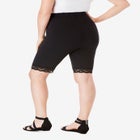 Essential Stretch Lace-Trim Short image number null