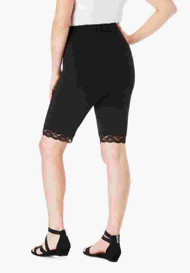 Essential Stretch Lace-Trim Short image number 1