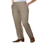 Straight Leg Fineline Pull-On Stretch Denim Jeans image number null