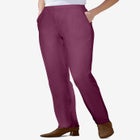 Straight Leg Fineline Pull-On Stretch Denim Jeans image number null