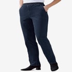 Straight Leg Fineline Pull-On Stretch Denim Jeans image number null