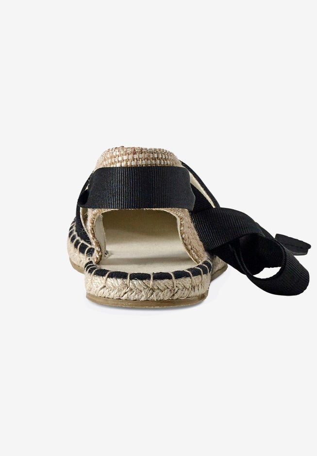 Lace-Up Flat Espadrilles image number 5