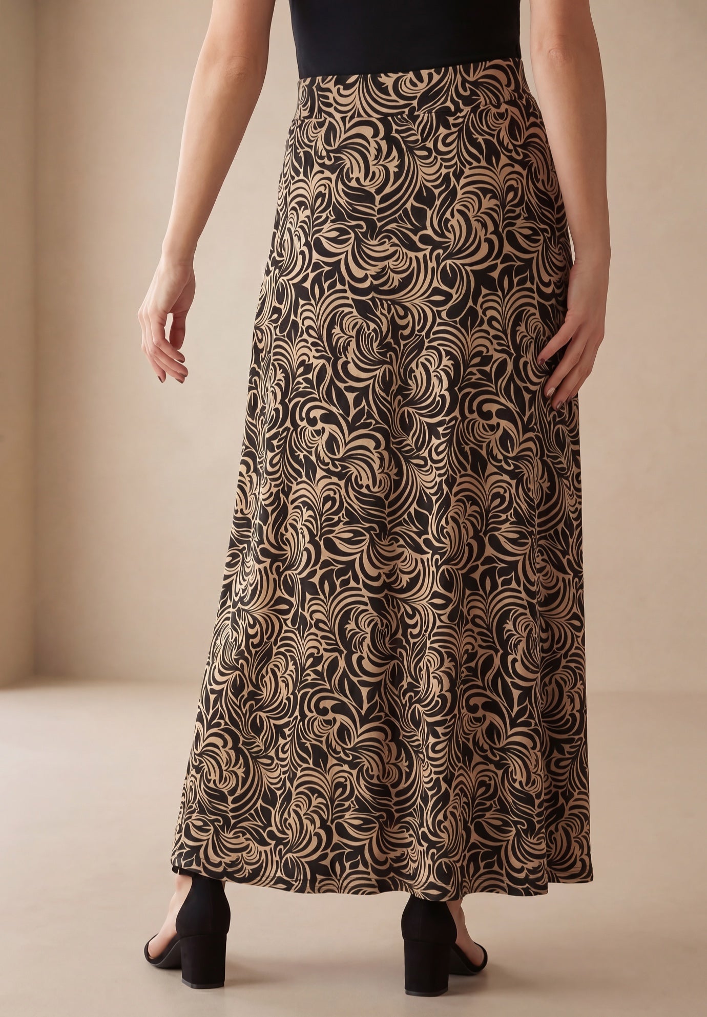 Everyday Stretch Knit Maxi Skirt image number 1